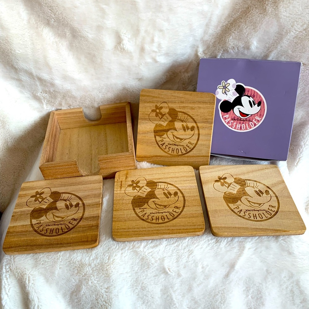 Disney Limited Edition Passholder Coasters from Food & Wine Festival. 5pc